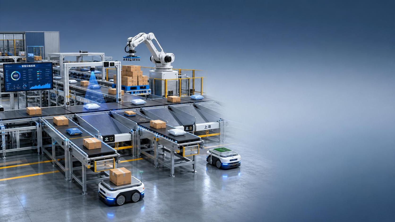 Intelligent Sorting Robotics for Peak Throughput Planning