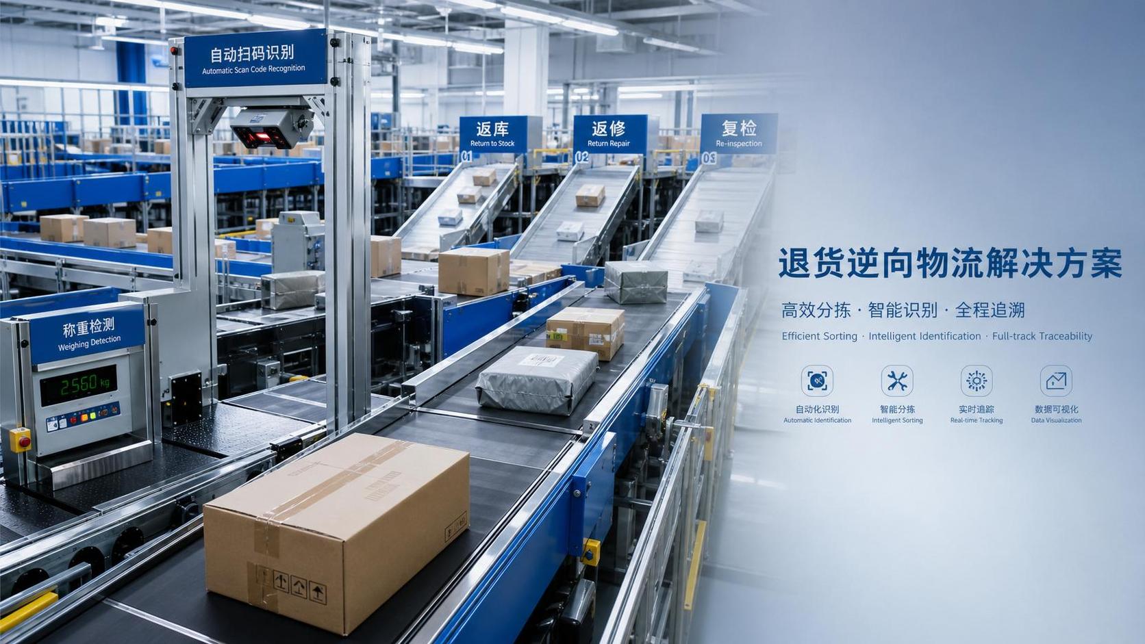 Sorting System for Returns Processing: Key Design Points for Faster Reverse Logistics