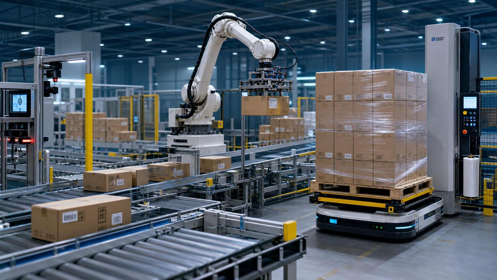 How Integrated Automated End-Line Logistics Improves Peak Throughput and Labor Efficiency