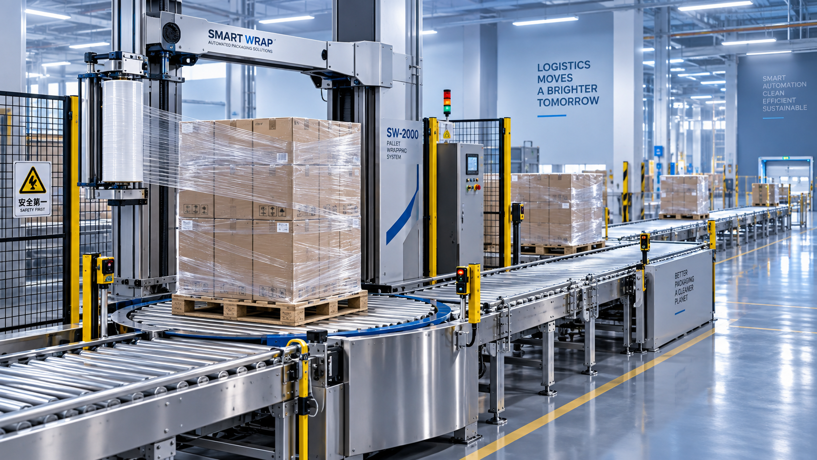 What drives industrial wrapping systems cost in a new installation?