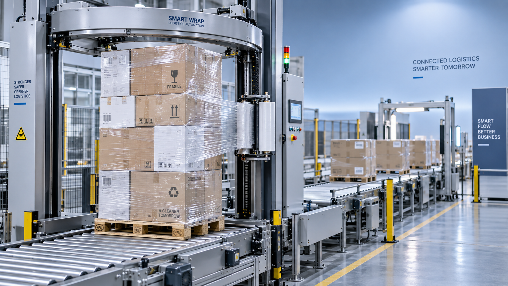 When does a rotary arm wrapper outperform a turntable in North America?