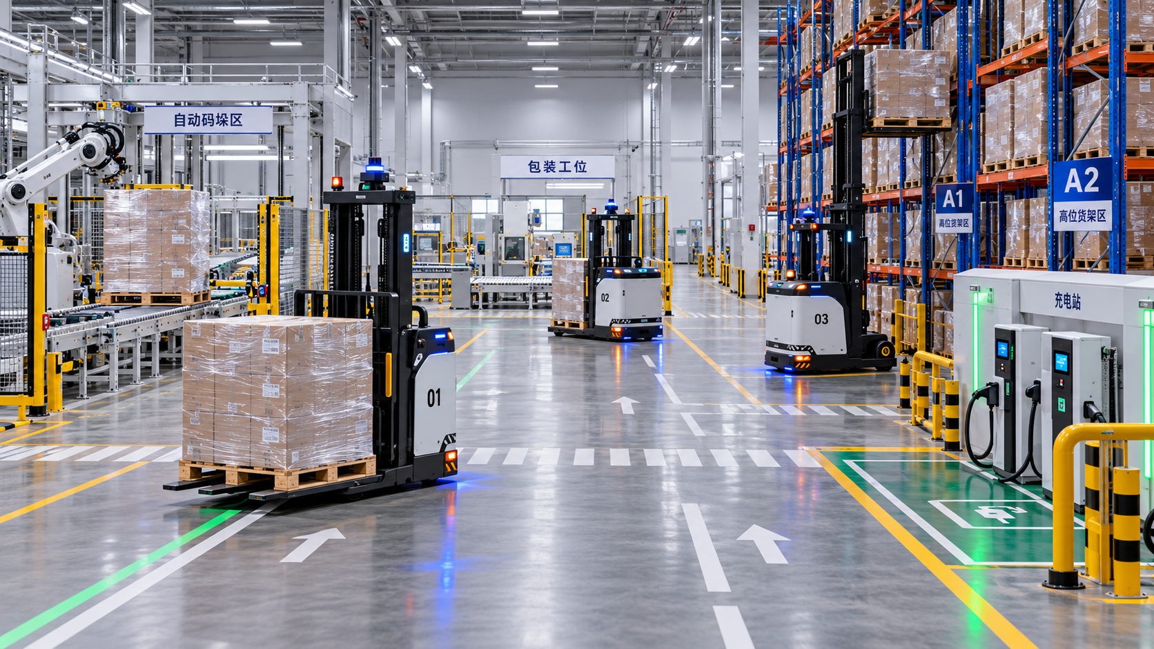 When does warehouse automation ROI justify an autonomous forklift fleet