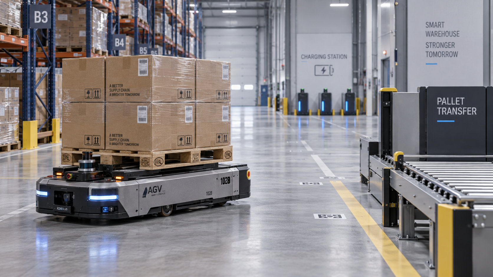 How long do AGV logistics robots take to pay off in North America?