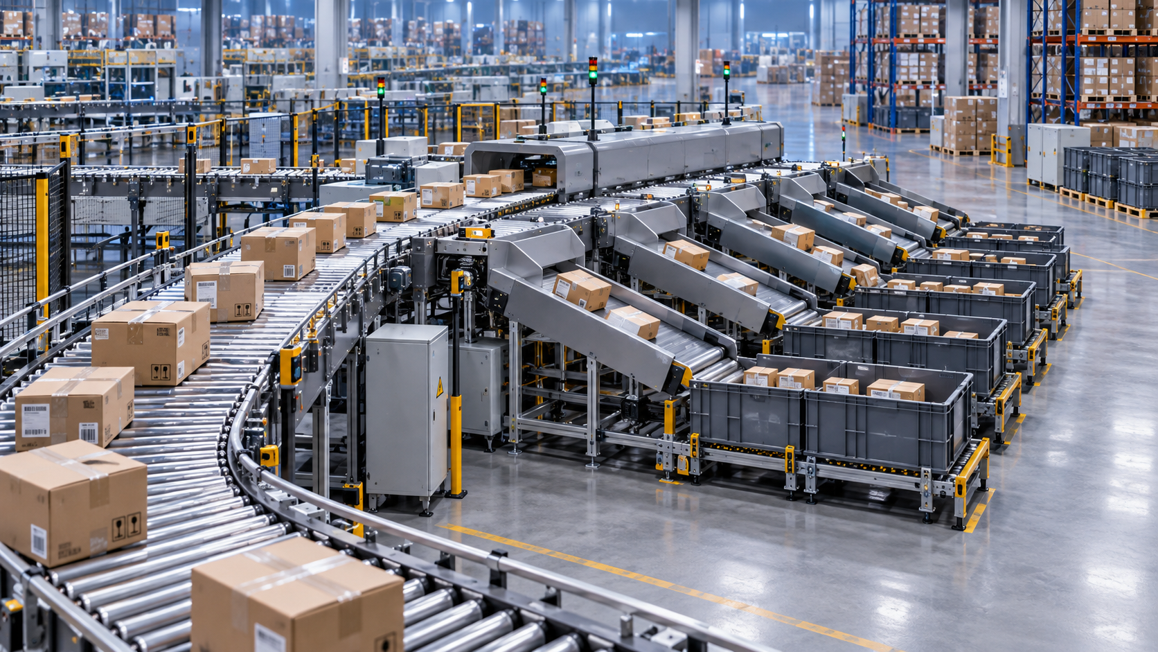 How to size automated logistics systems for retail peak demand