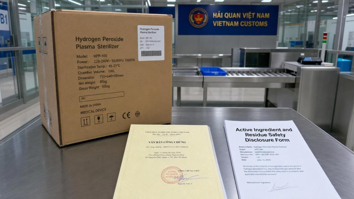 Vietnam Mandates Chemical Disclosure for H₂O₂ Sterilization Equipment
