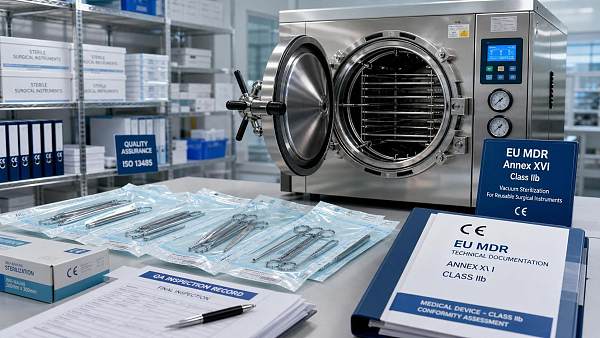 EU MDR Annex XVI Expansion Raises Vacuum Autoclaves to Class IIb