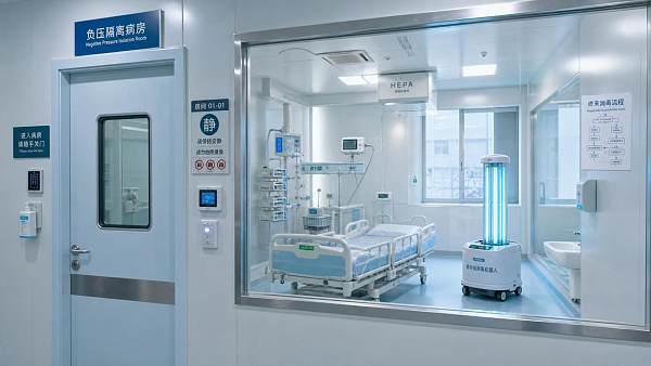 Hospital Disinfection Systems for Isolation Rooms: Technologies, Workflow, and Risks