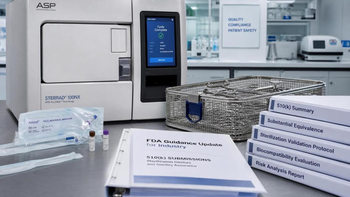 FDA Updates H2O2 Plasma Sterilizer Guidance FDA Updates H2O2 Plasma Sterilizer Guidance