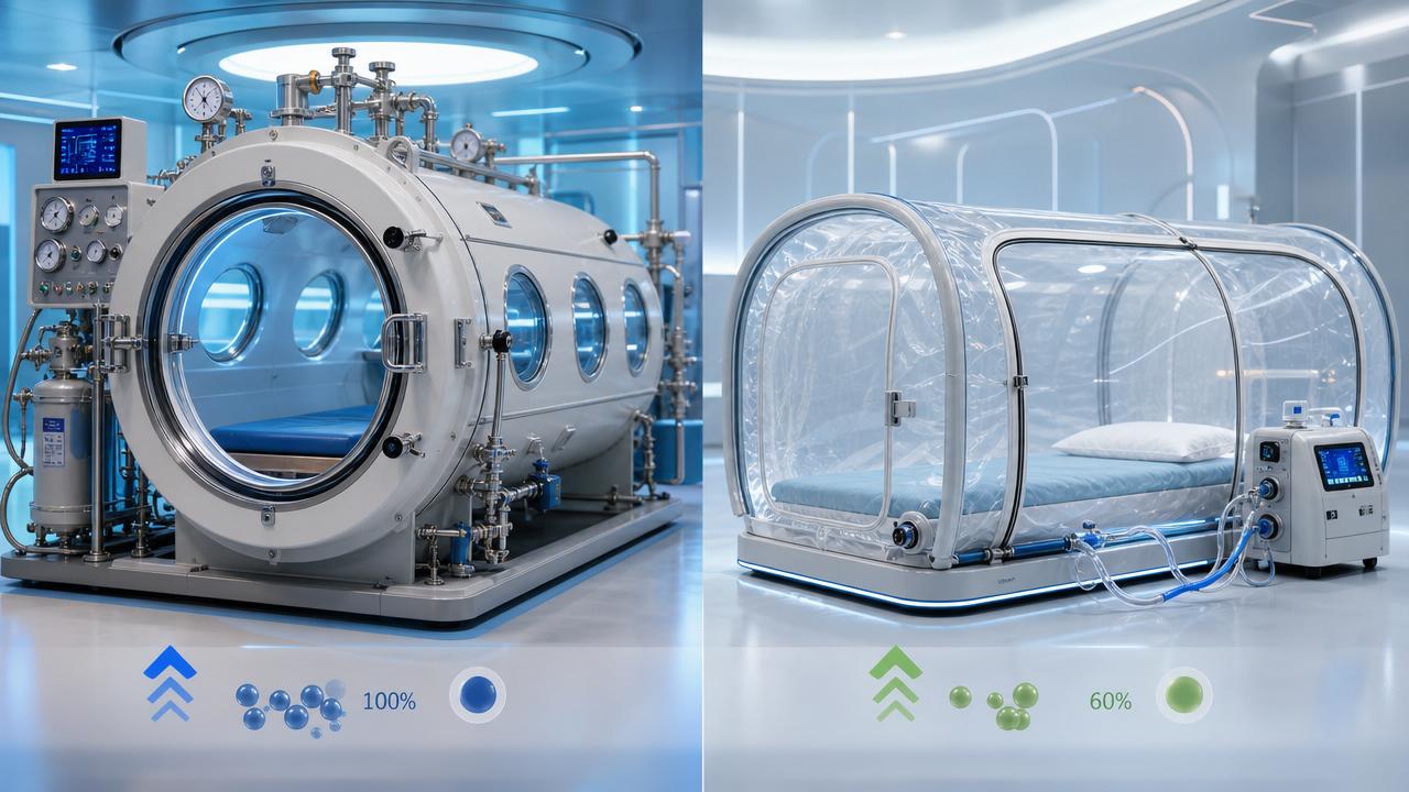 Mild HBOT or medical hyperbaric chambers: what changes outcomes?