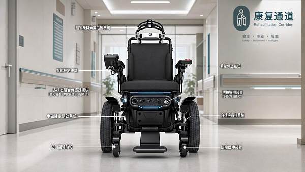 Brain-Computer Interface Wheelchair Control: Key Safety Limits