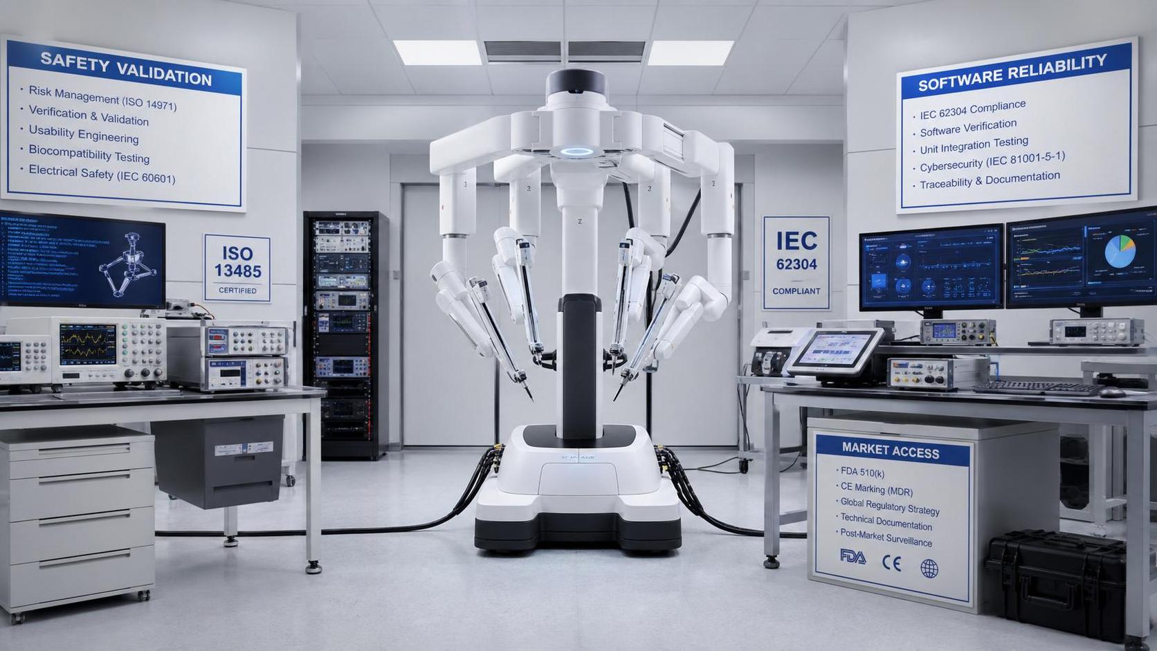 Medical Robotics Standards: What Matters for Safety and Market Approval