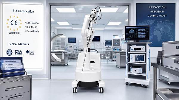 Jingfeng Medical Wins EU CE Mark for Single-Port Robot