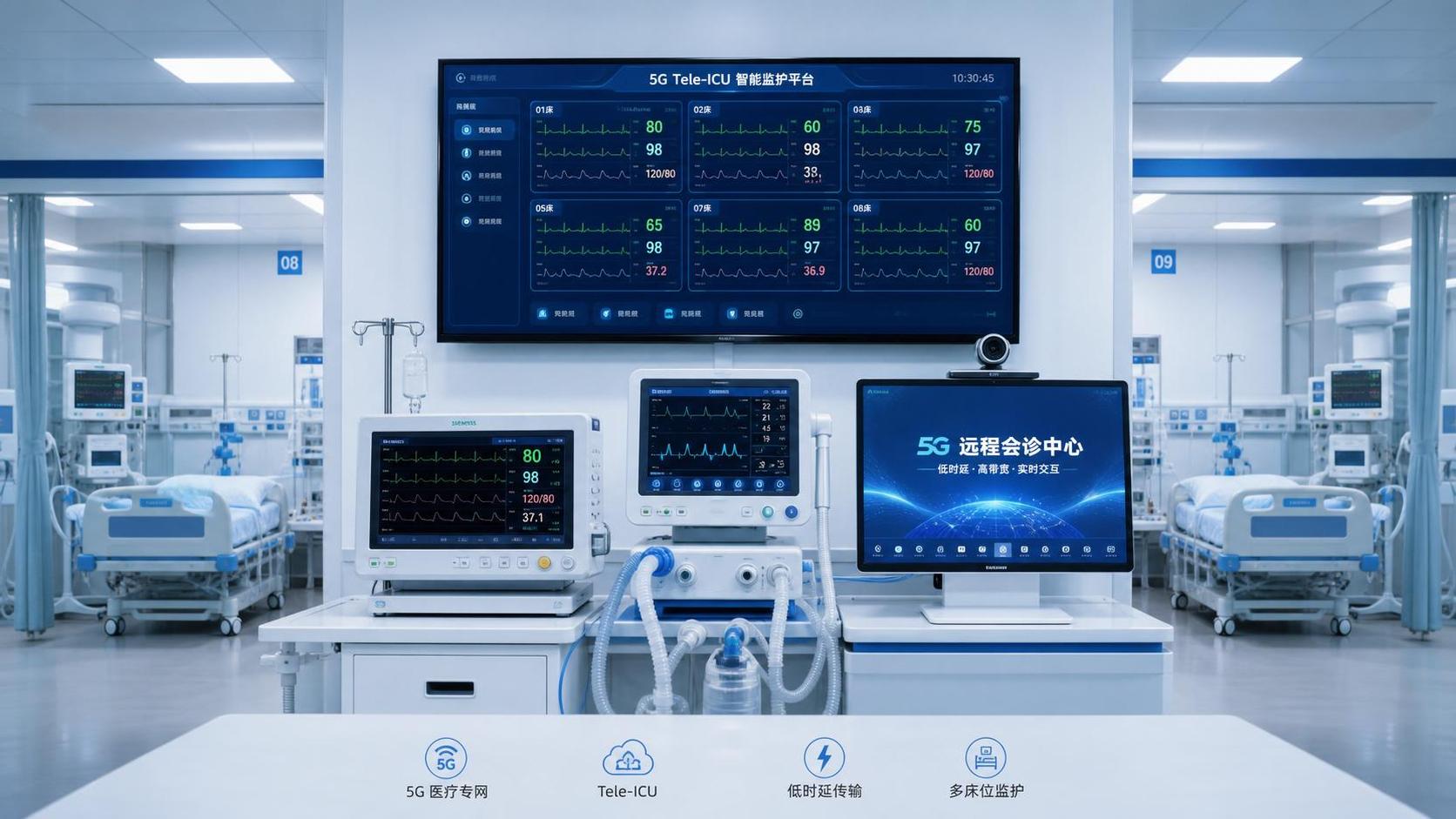 5G Healthcare Platform: Key Features for Tele-ICU Deployment