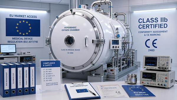 EU MDR Annex XVI Brings Hyperbaric Chambers Under Class IIb