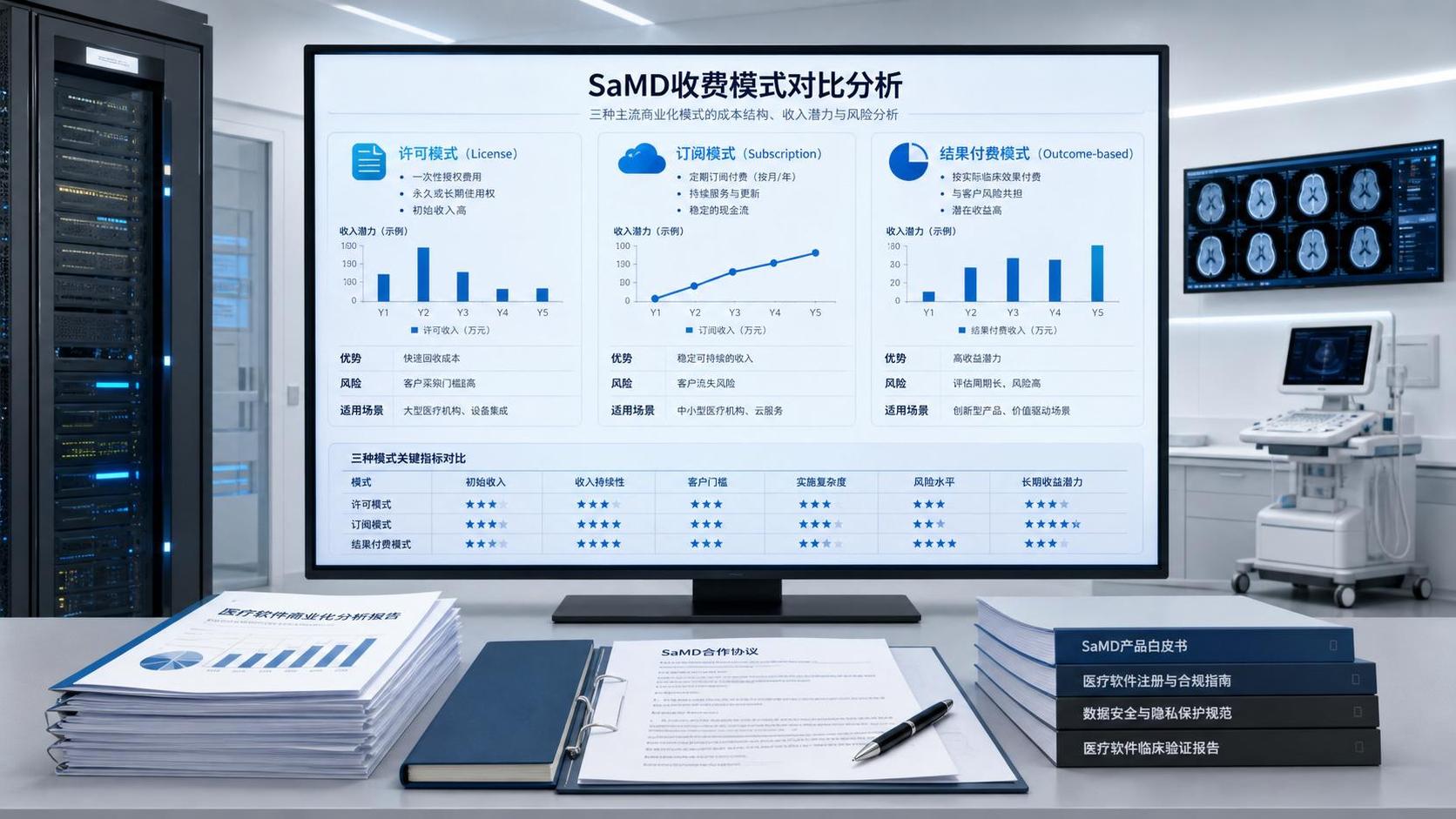 SaMD Pricing Models Compared: License, Subscription, and Outcome-Based Fees