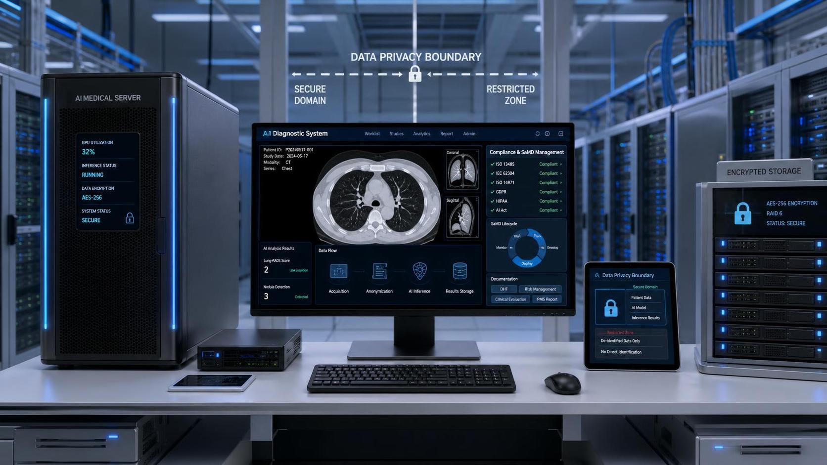 How to Evaluate AI Diagnostic Compliance Software for SaMD and Data Privacy Requirements