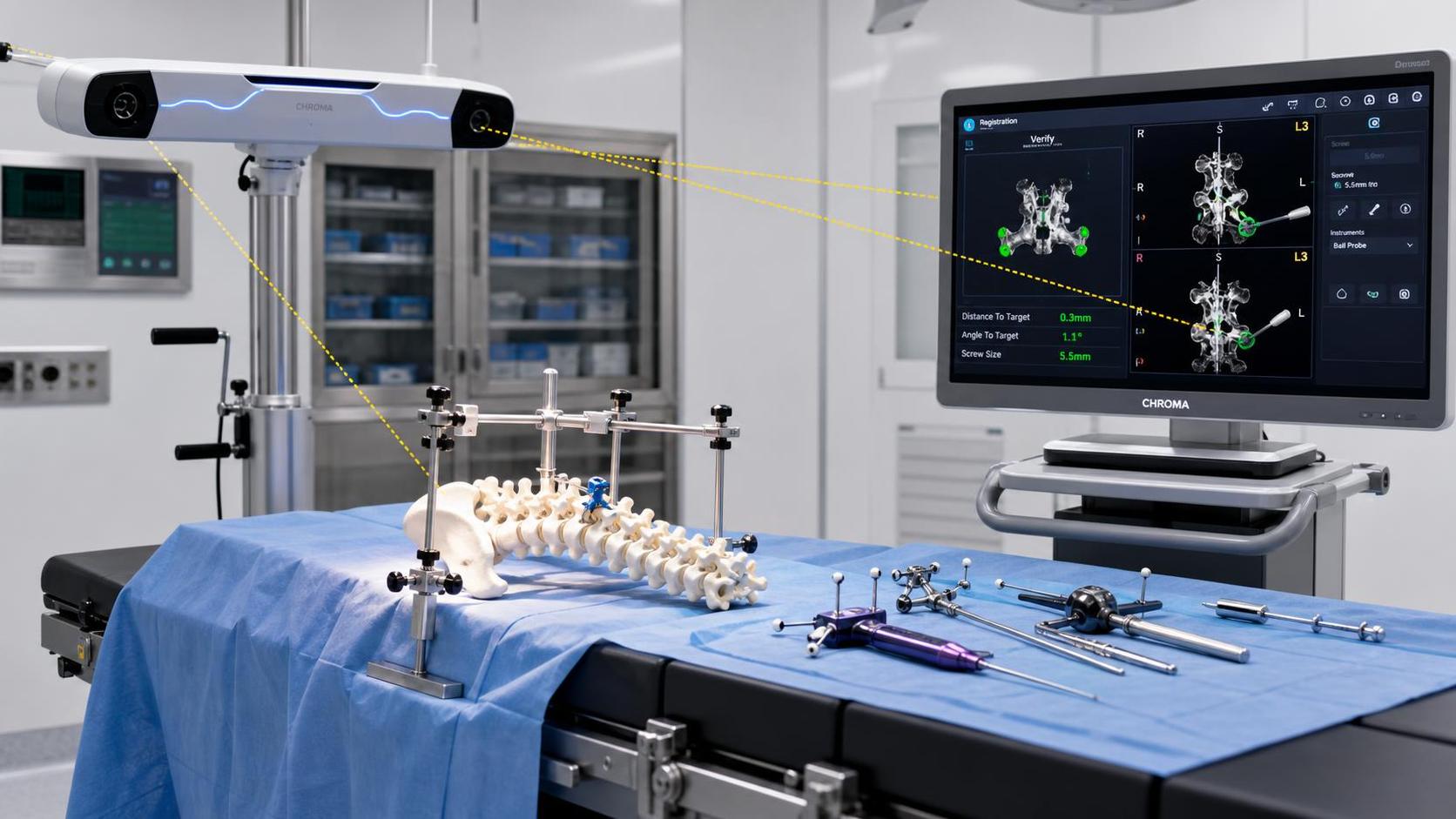 How Accurate Are Surgical Navigation Systems With Optical Tracking in Spine Surgery?