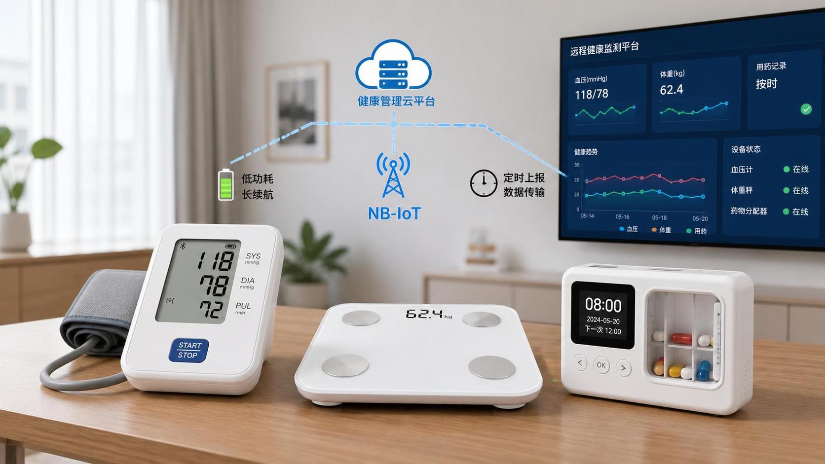 When is NB-IoT healthcare a good fit for remote patient monitoring?