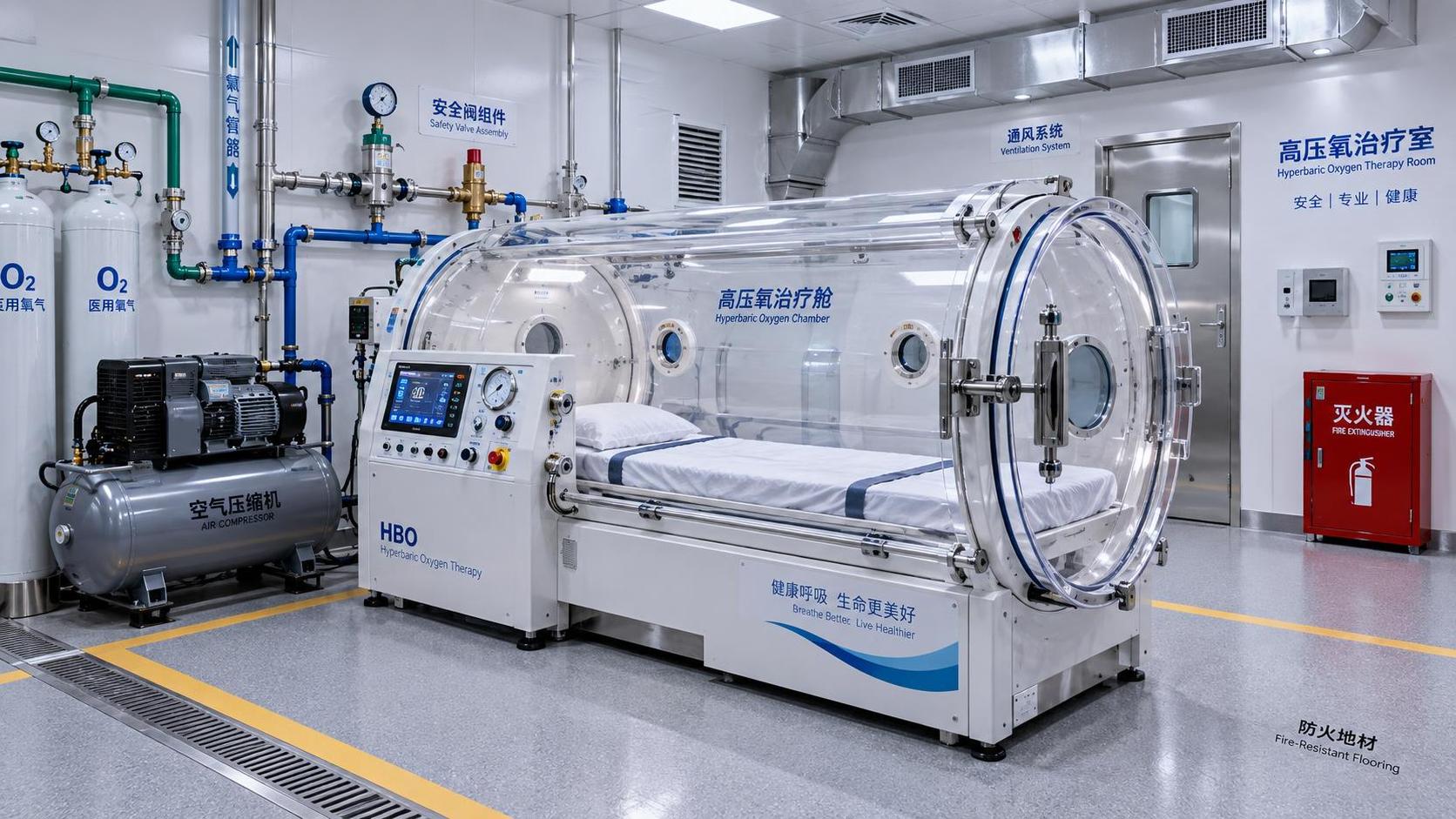 What determines the price of a medical hyperbaric chamber?
