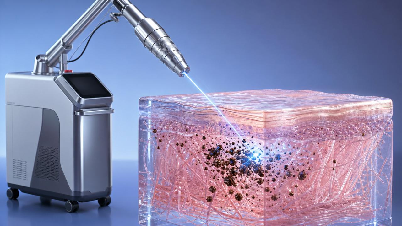 When does a picosecond laser for skin rejuvenation work?