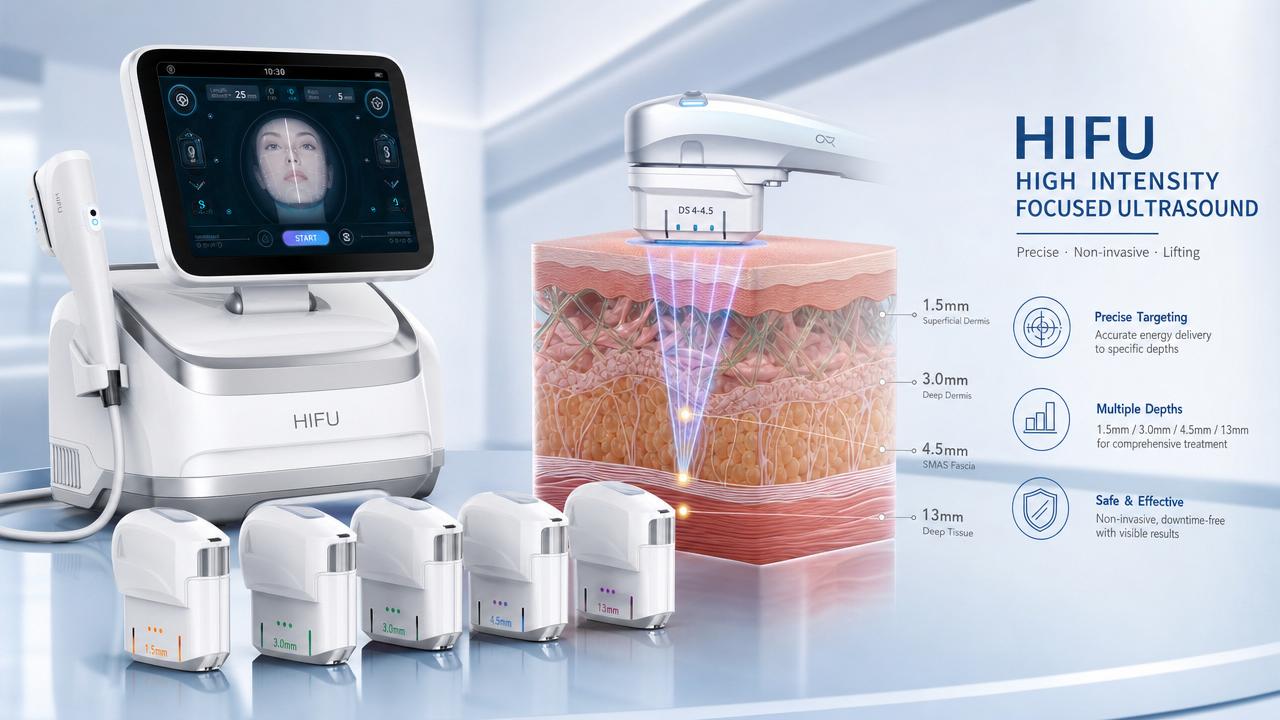 HIFU Facial Lifting Technology Explained: Depth, Energy Settings, and Suitable Indications