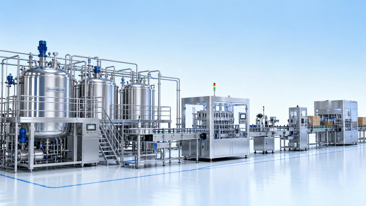 What Determines Cosmetic Manufacturing Line Price? Equipment Scope, Capacity, and Automation Level
