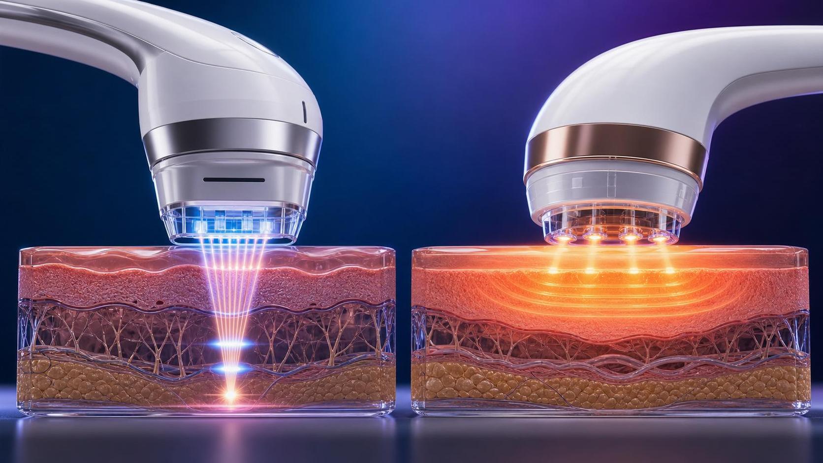 HIFU Facial Lifting Technology vs RF: Differences in Depth, Results, and Use Cases