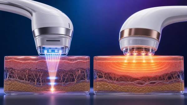 HIFU Facial Lifting Technology vs RF: Differences in Depth, Results, and Use Cases