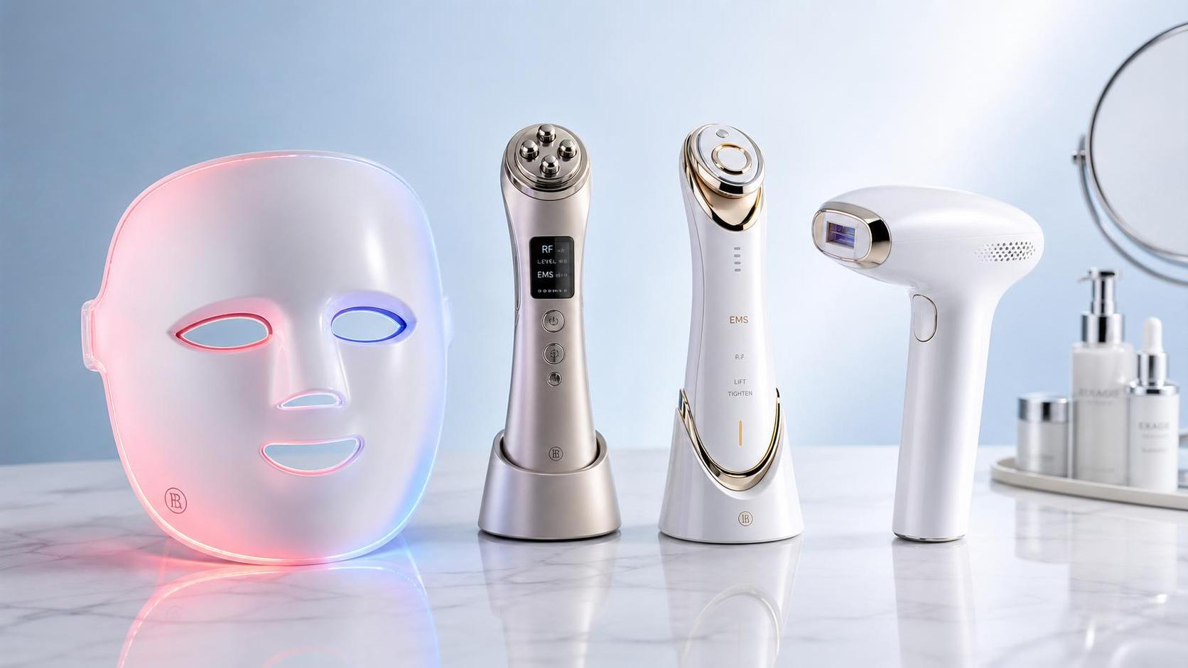 Home Beauty Devices Comparison: LED, RF, EMS, and IPL Differences by Skin Goal