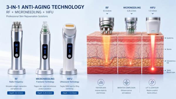 Collagen Stimulation Technology Explained: RF, Microneedling, and HIFU Differences Collagen Stimulation Technology Explained: RF, Microneedling, and HIFU Differences
