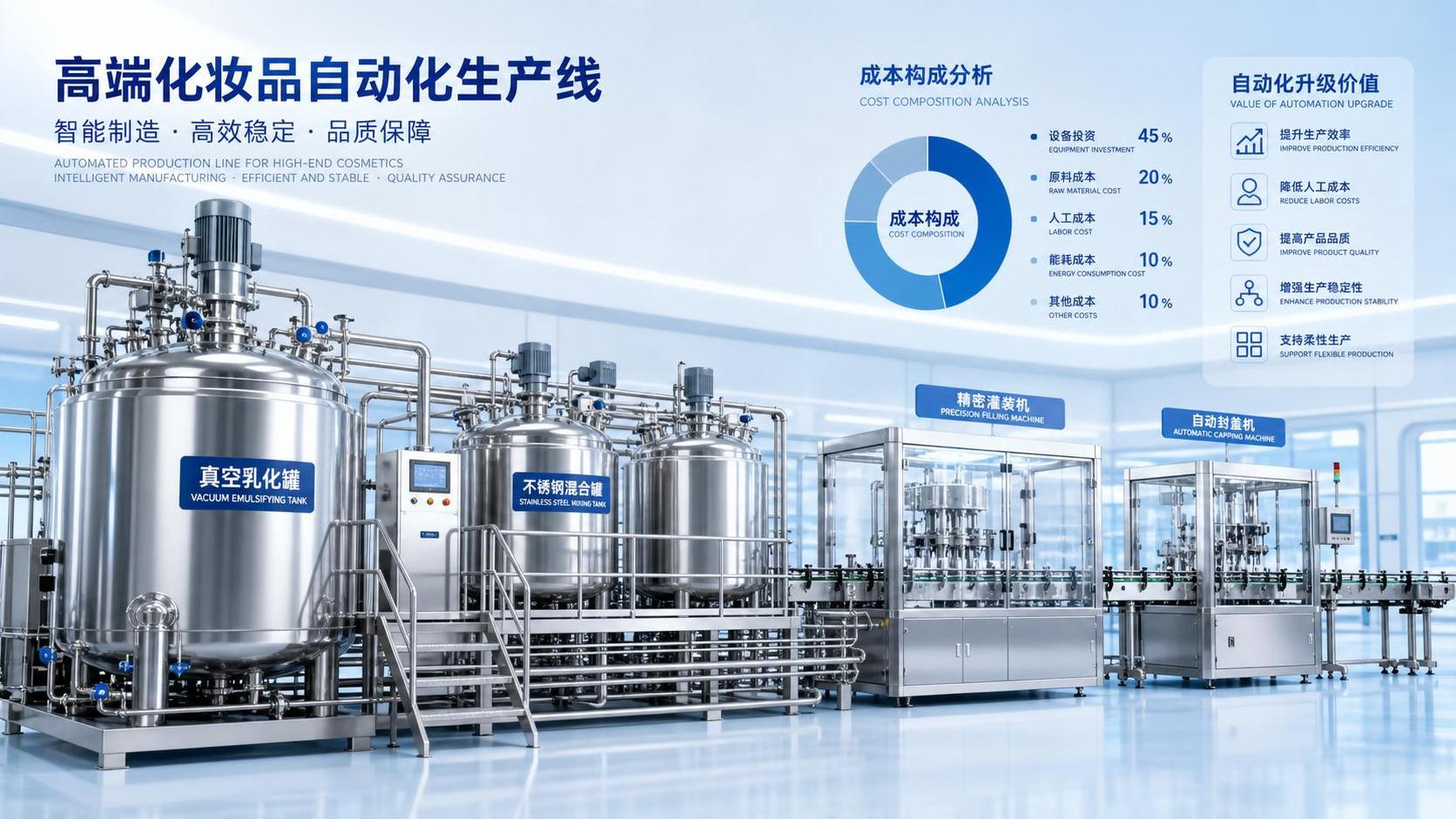 What Drives Cosmetic Production Line Cost? A Practical Breakdown for Budget Planning