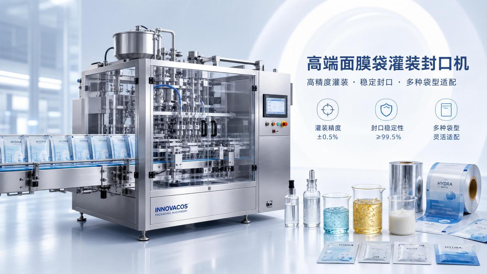 How to Choose a Facial Mask Filling Machine for Viscosity, Speed, and Bag Format