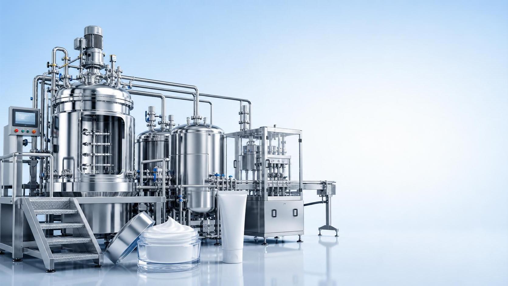 Cosmetic Production Equipment for Creams: How to Match Mixer, Filler, and Tank to Formula