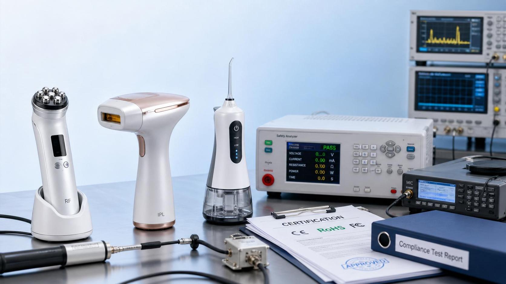 Beauty Device Compliance Testing: CE, FDA, EMC, and Electrical Safety Checks to Prepare For