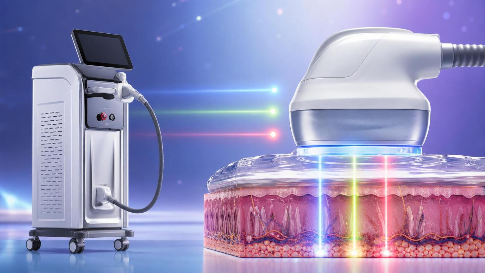Diode Aesthetic Laser Equipment: Key Wavelengths, Cooling Methods, and Treatment Uses