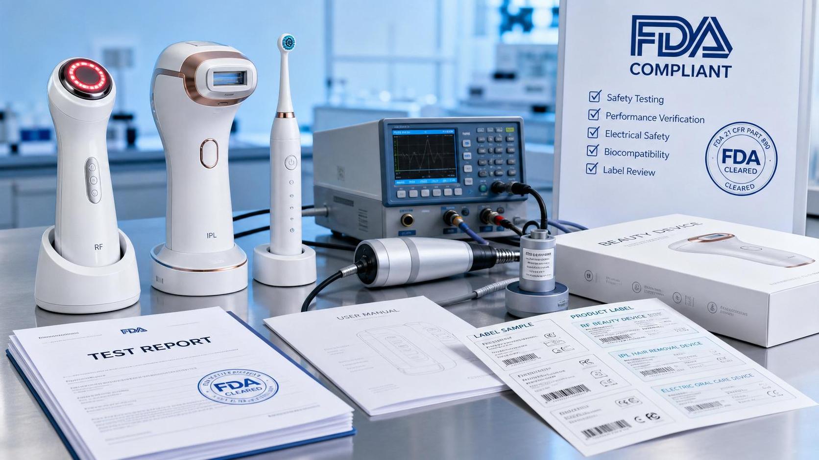 Beauty Device FDA Compliance Checklist: Key Documents, Testing, and Labeling Requirements