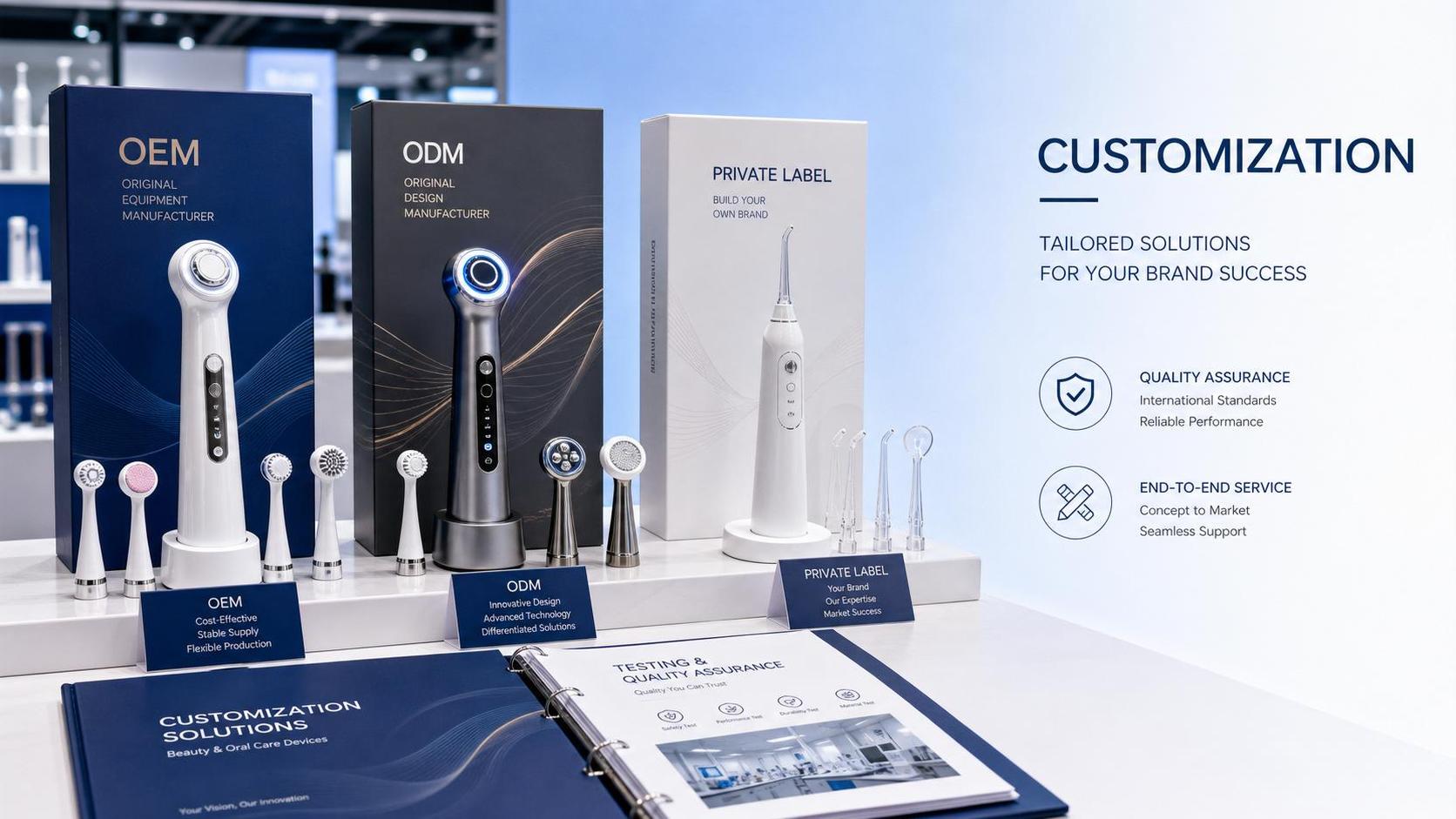 Custom Beauty Devices in North America: OEM vs ODM vs Private Label Compared