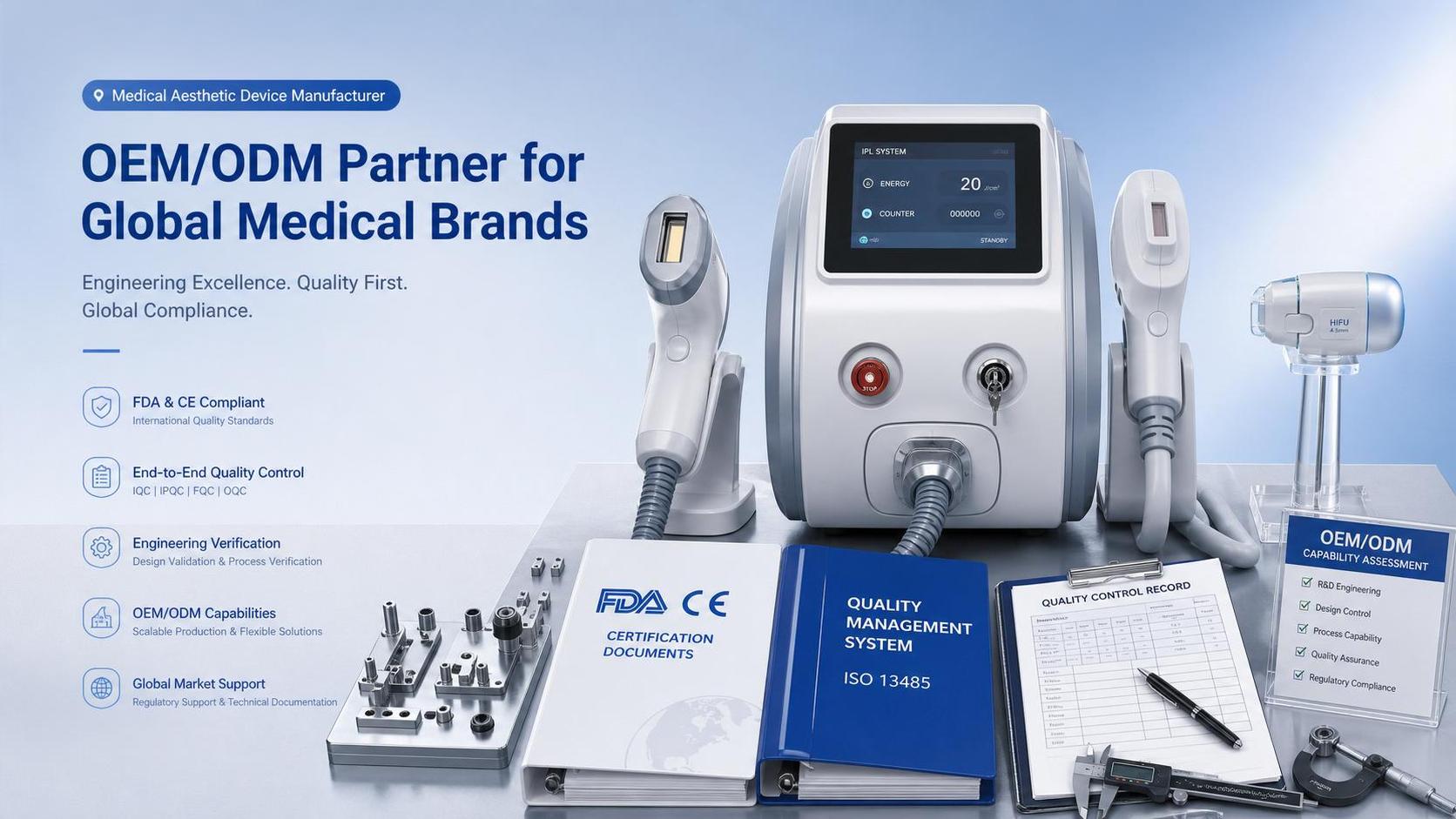 How to Evaluate a Medical Grade Beauty Devices Manufacturer for FDA/CE and OEM Capability