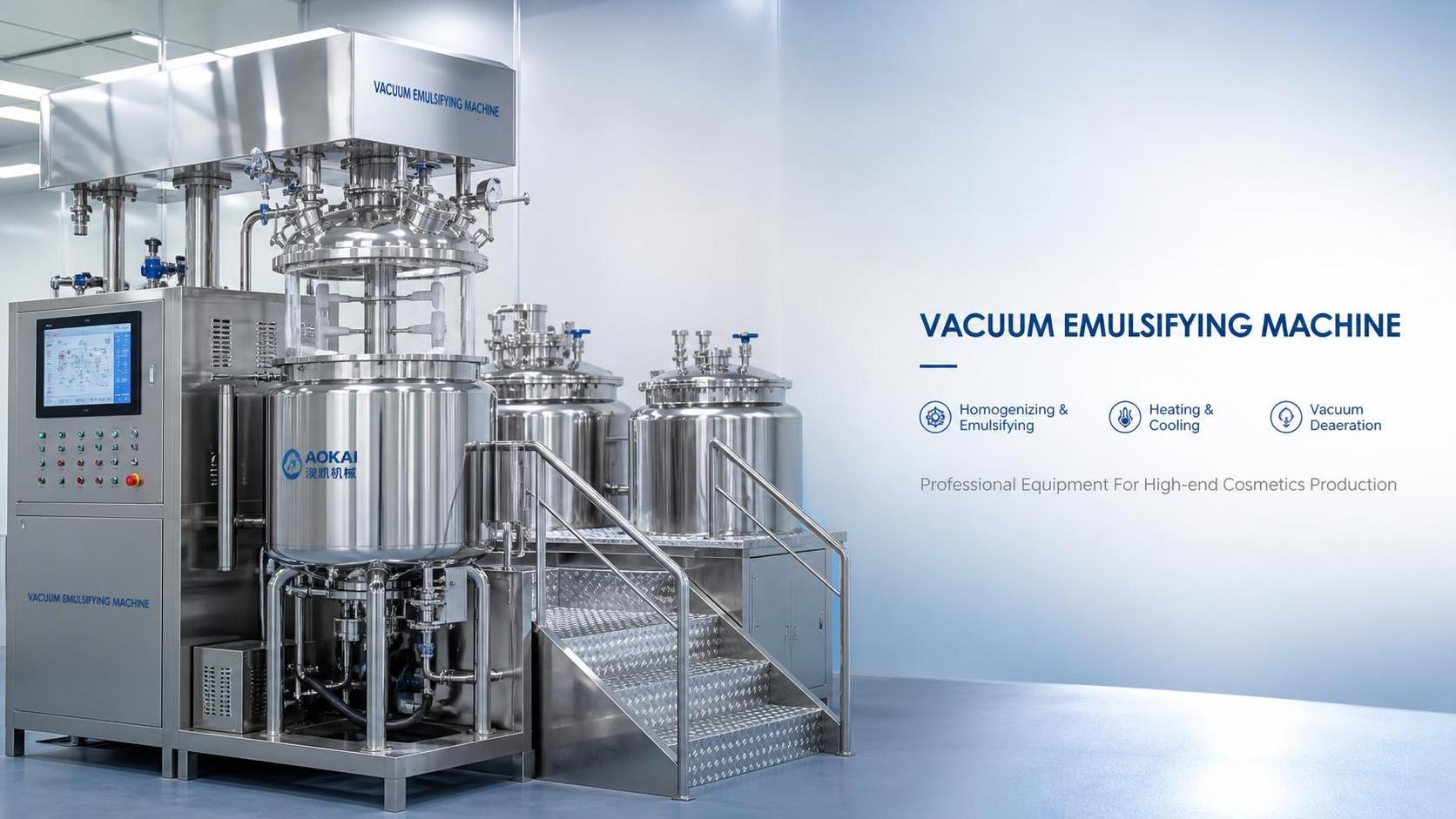 How to Evaluate a Vacuum Emulsifiers Manufacturer for Cosmetic Production Needs