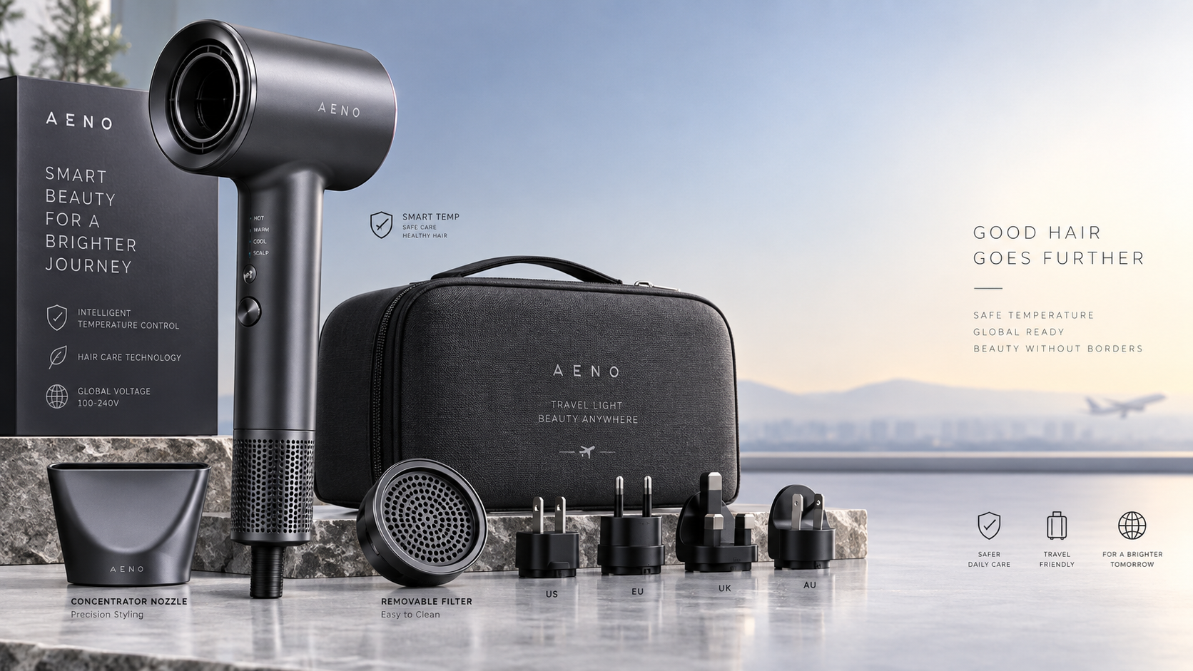 How to Choose a 220V Smart Hair Dryer for Voltage, Safety, and Travel Use