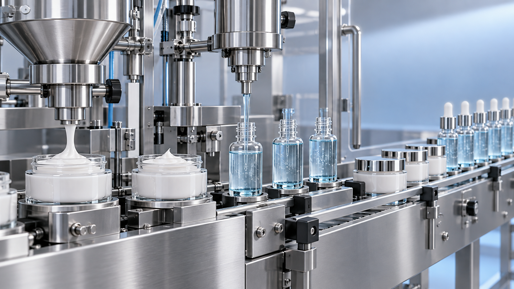 Skincare Manufacturing Solutions: Choosing Filling Lines for Creams and Serums