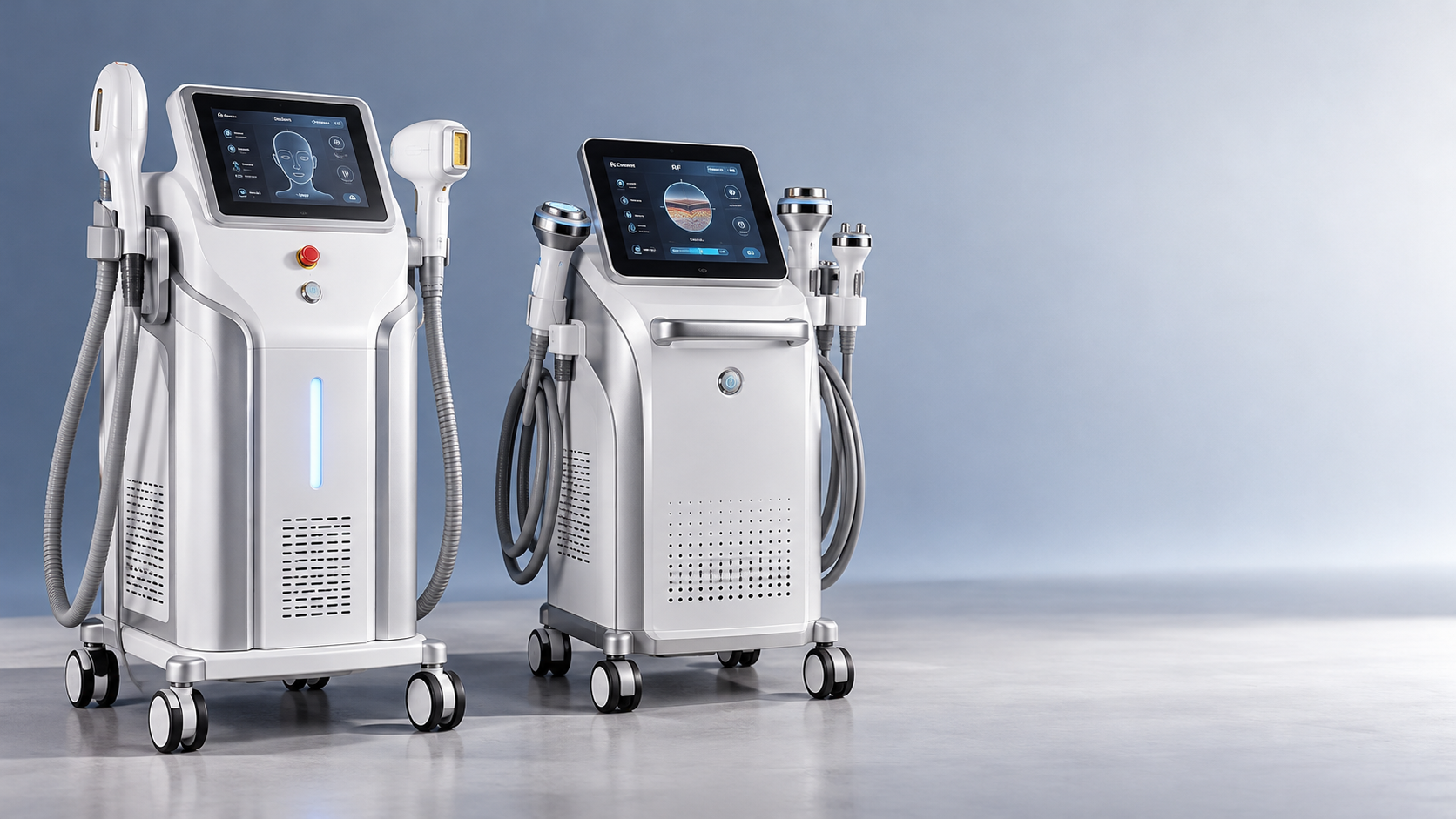 Aesthetic Equipment Comparison Chart: Treatment Uses, Skin Types, and Downtime