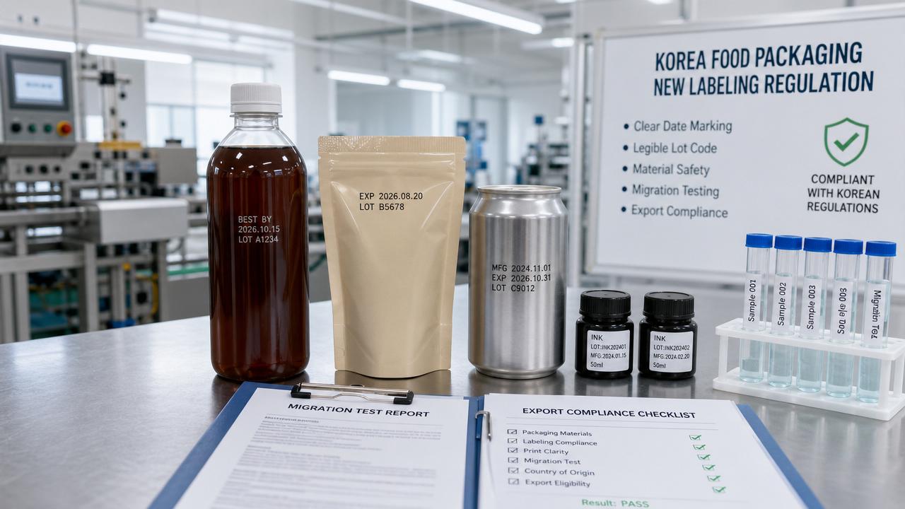 Korea Tightens Food Packaging Marking Rules from June