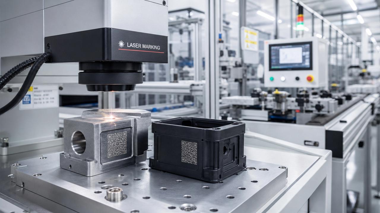 How Laser Processing Technology Creates Durable QR Codes on Metal and Plastic Parts