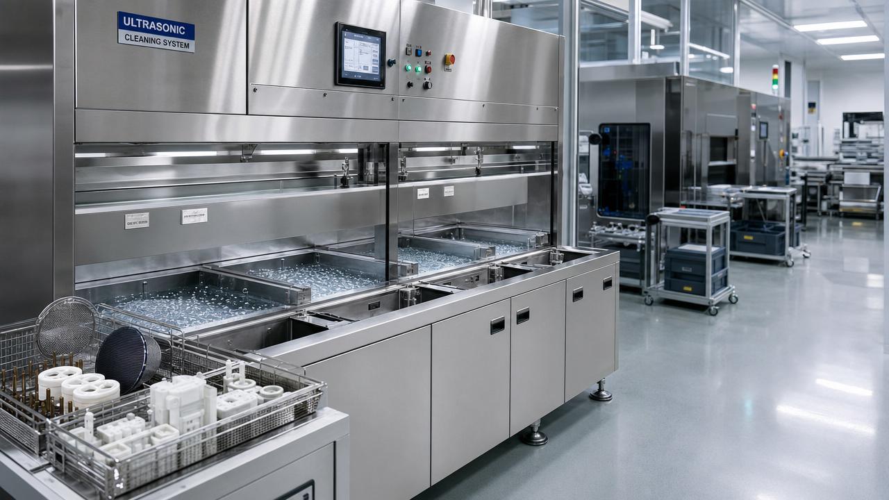 Ultrasonic Cleaning Systems for Semiconductor Parts: How to Choose Frequency, Chemistry, and Tank Design