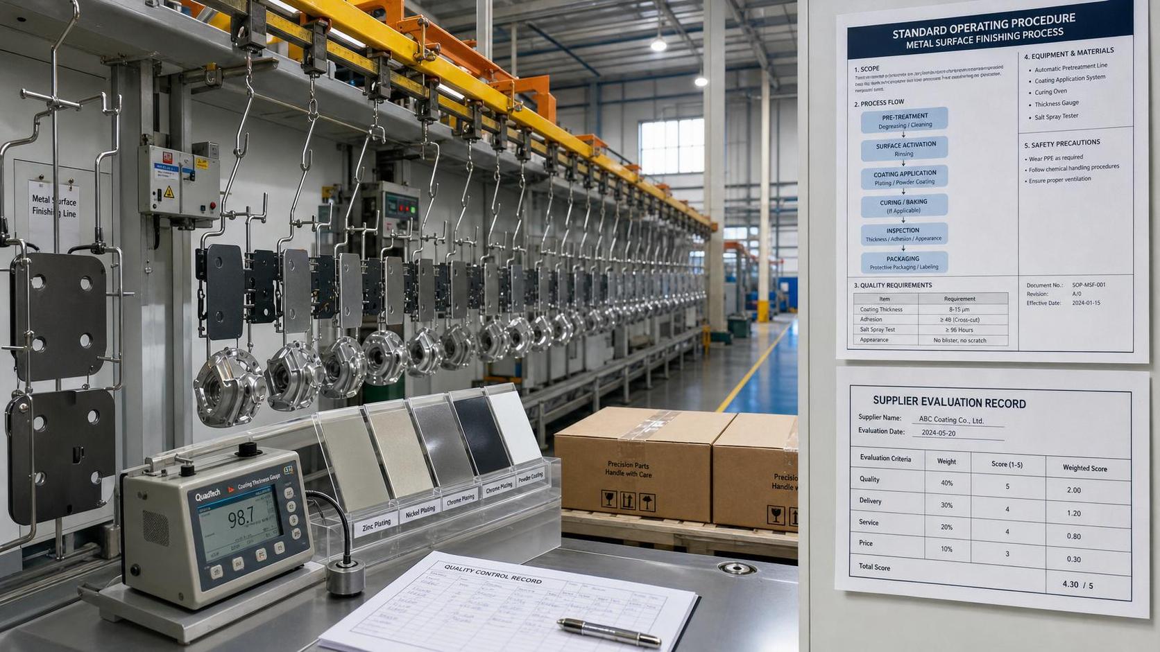 How to Evaluate an Industrial Surface Treatment Supplier for Quality and Lead Time