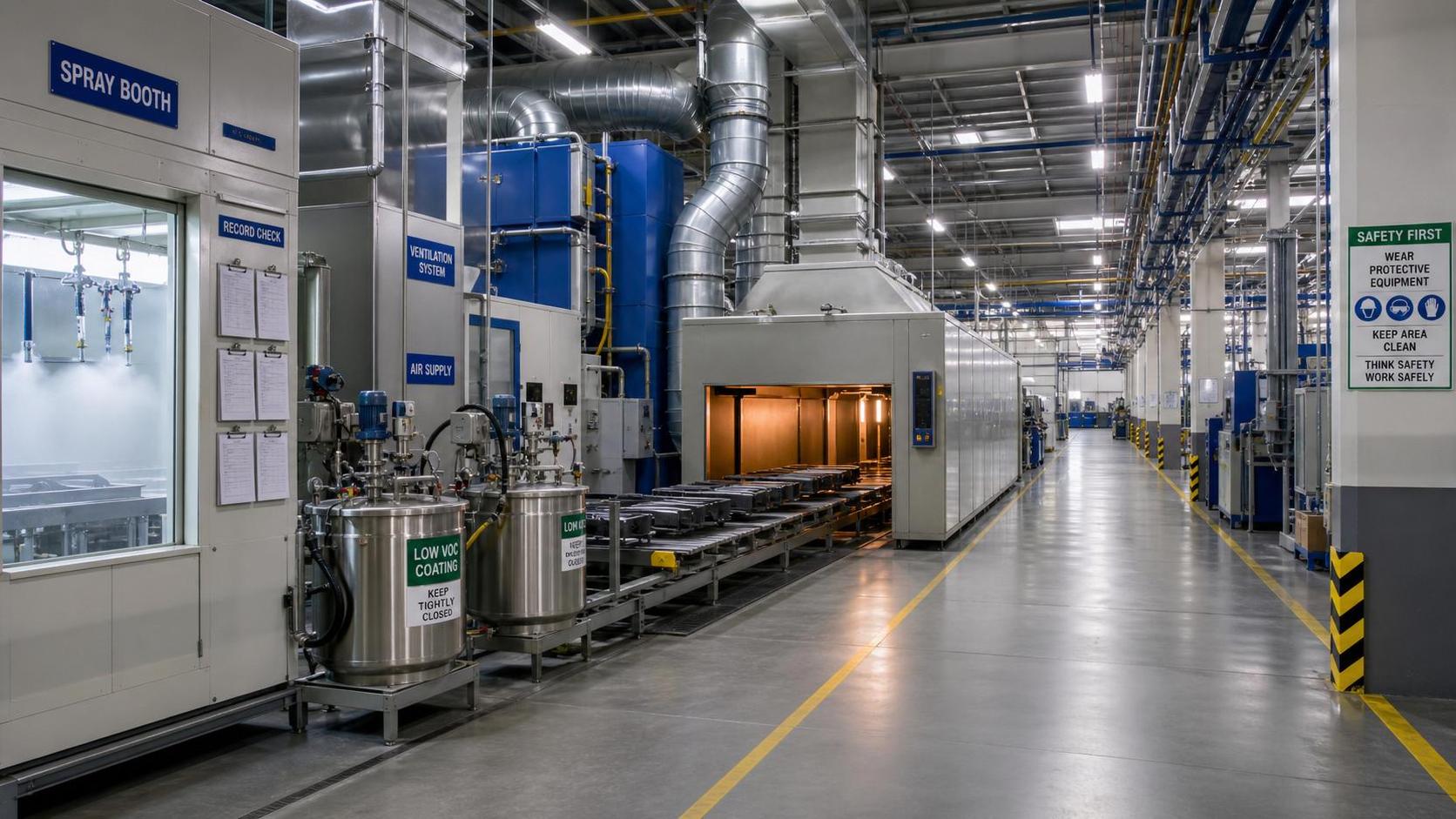 VOC Coating Regulations Explained: What Finishing Lines Must Check to Stay Compliant