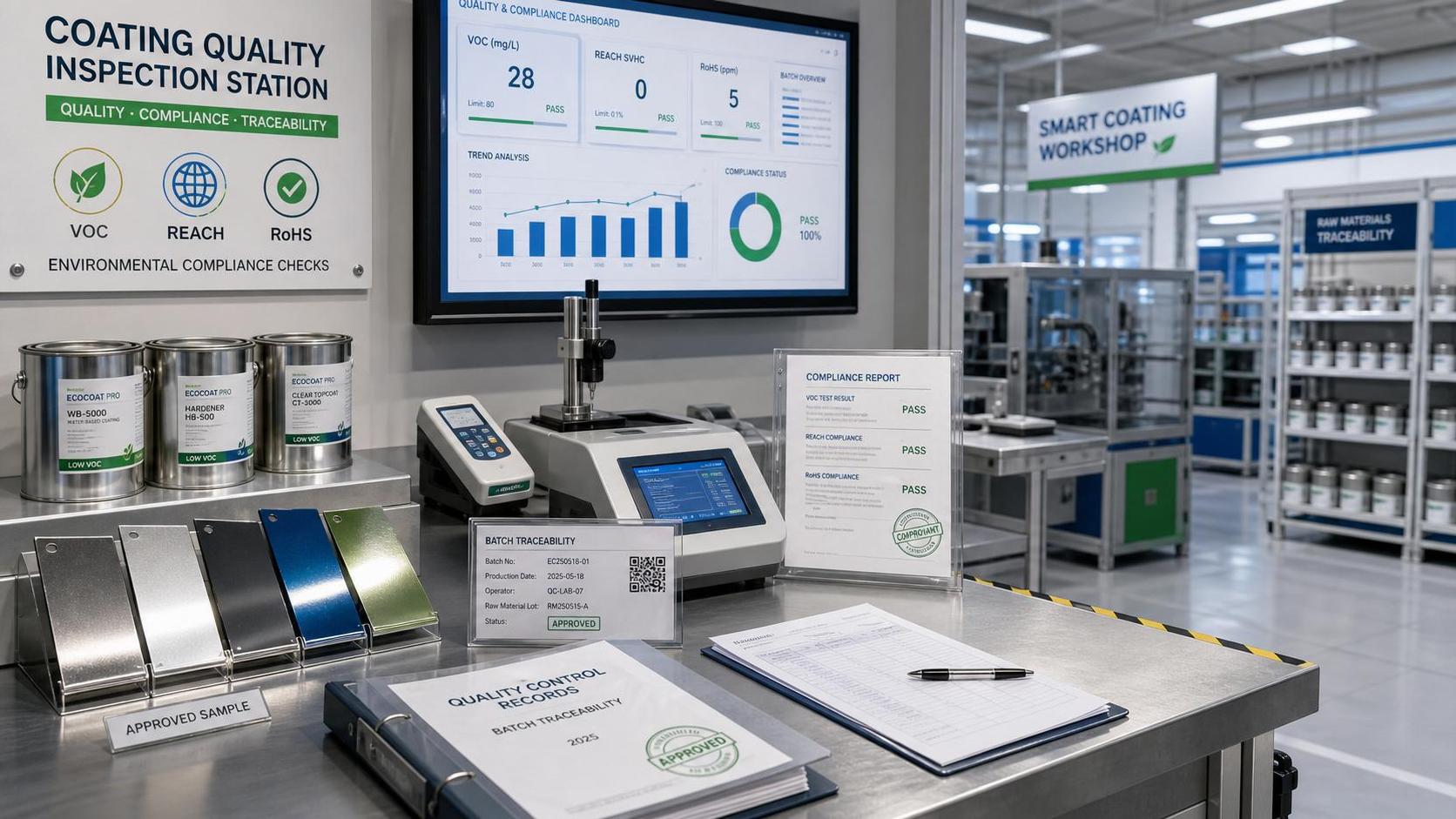 Eco-Friendly Coating Compliance: Which VOC, REACH, and RoHS Checks Matter Most?