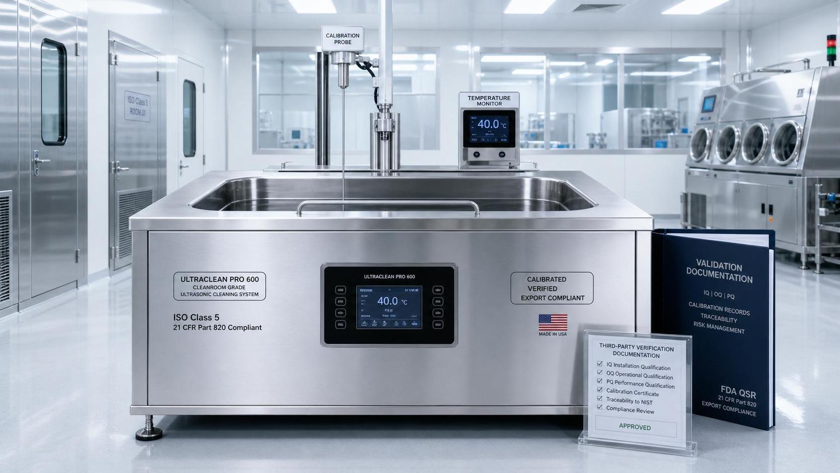 FDA QSR Update Brings Cleanroom Ultrasonic Calibration Into Scope