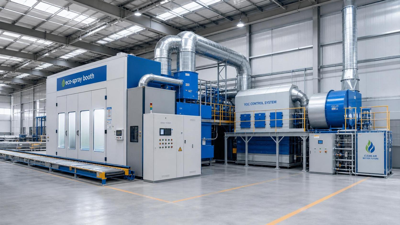 Eco-Spray Booths Cost Breakdown: What Drives Capex, VOC Control, and Operating Expense